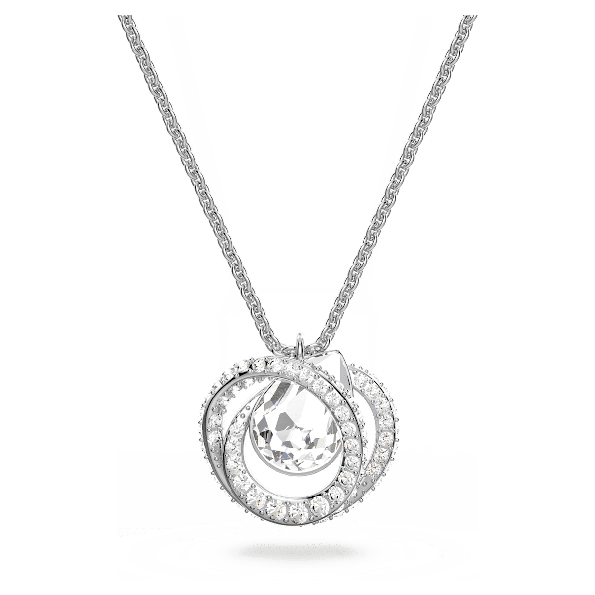 

Swarovski Generation 链坠, 白色, 镀铑