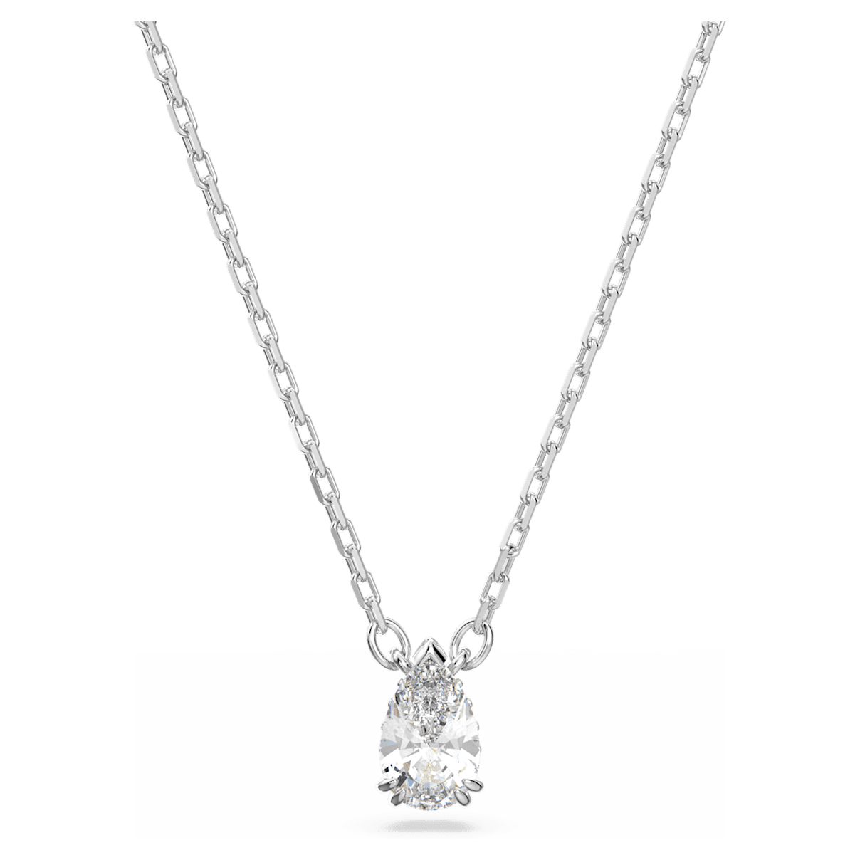 

Swarovski Millenia 链坠, 梨形切割, 白色, 镀铑