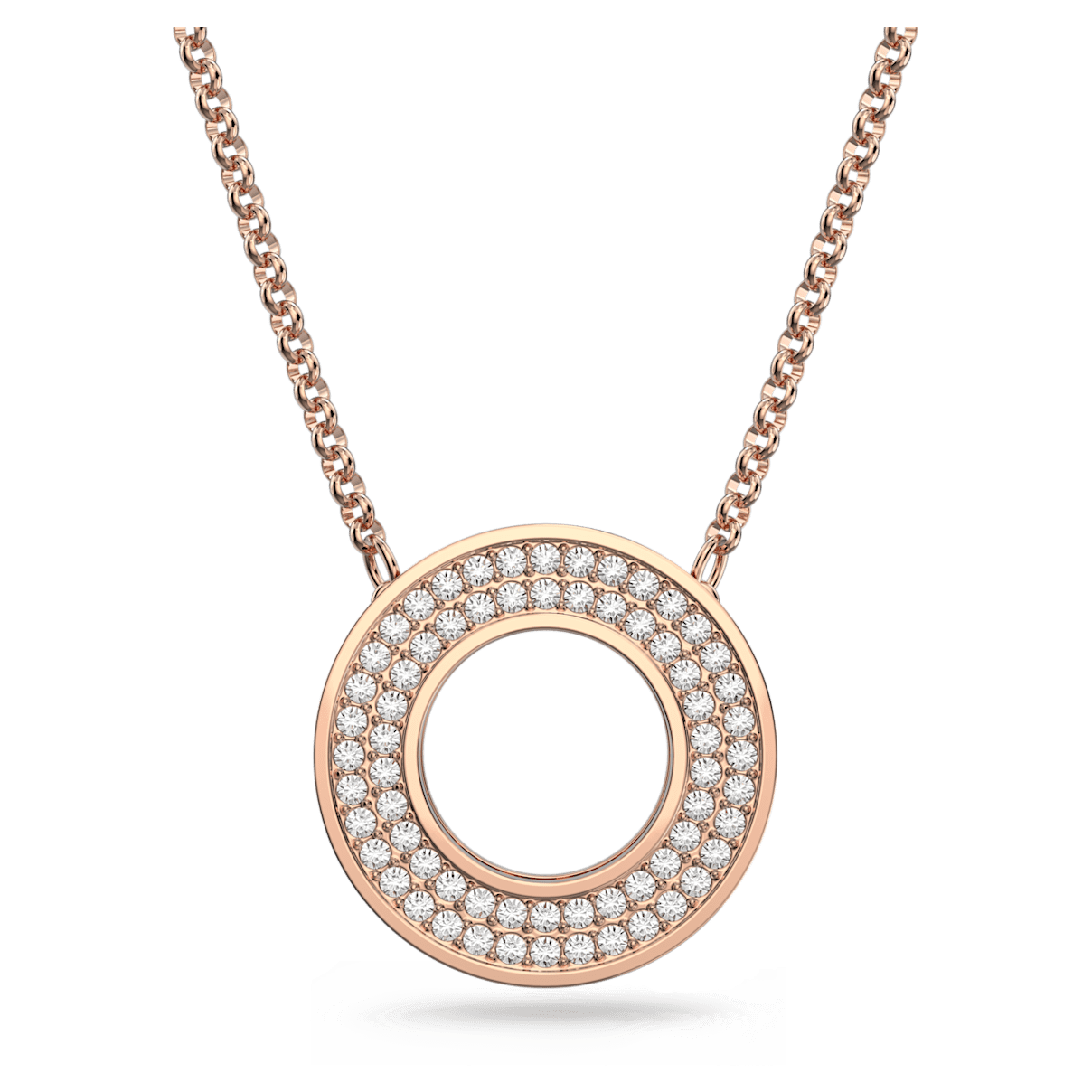 

Swarovski Admiration 链坠, 白色, 镀玫瑰金色调