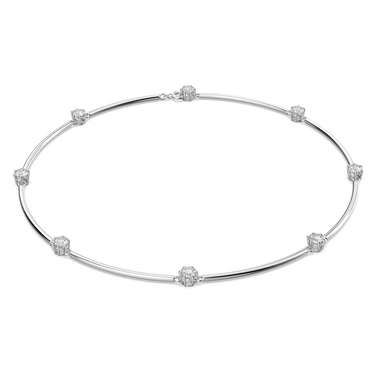 

Swarovski Constella 项链, 圆形切割, 白色, 镀铑