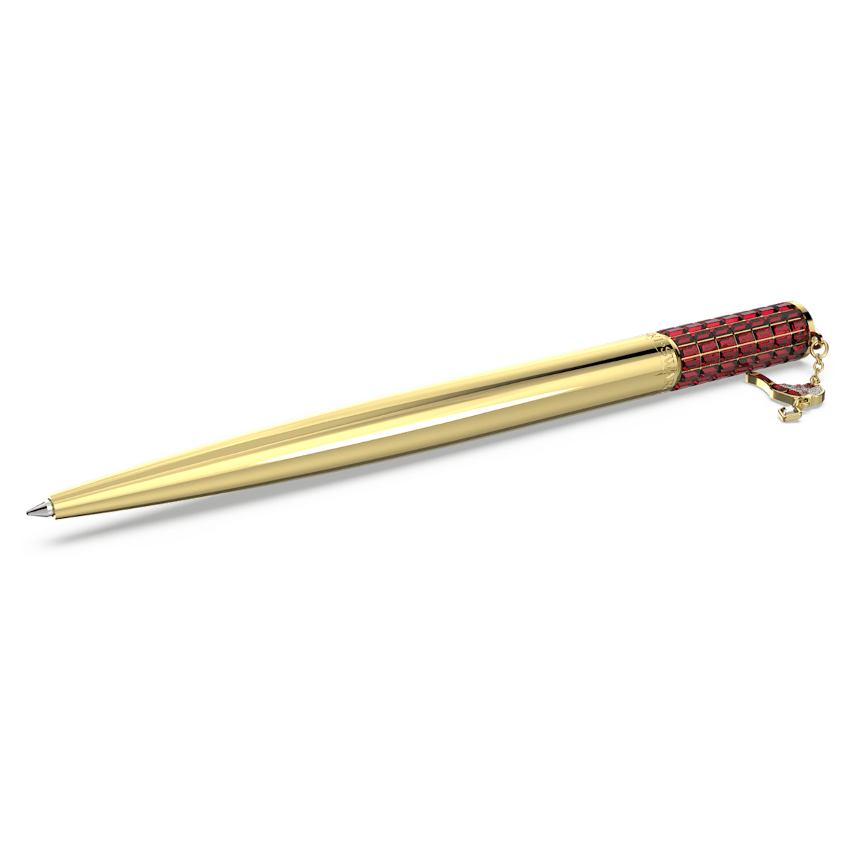 

Swarovski Cariti 圆珠笔, 红豆冰, 红色, 镀金色调