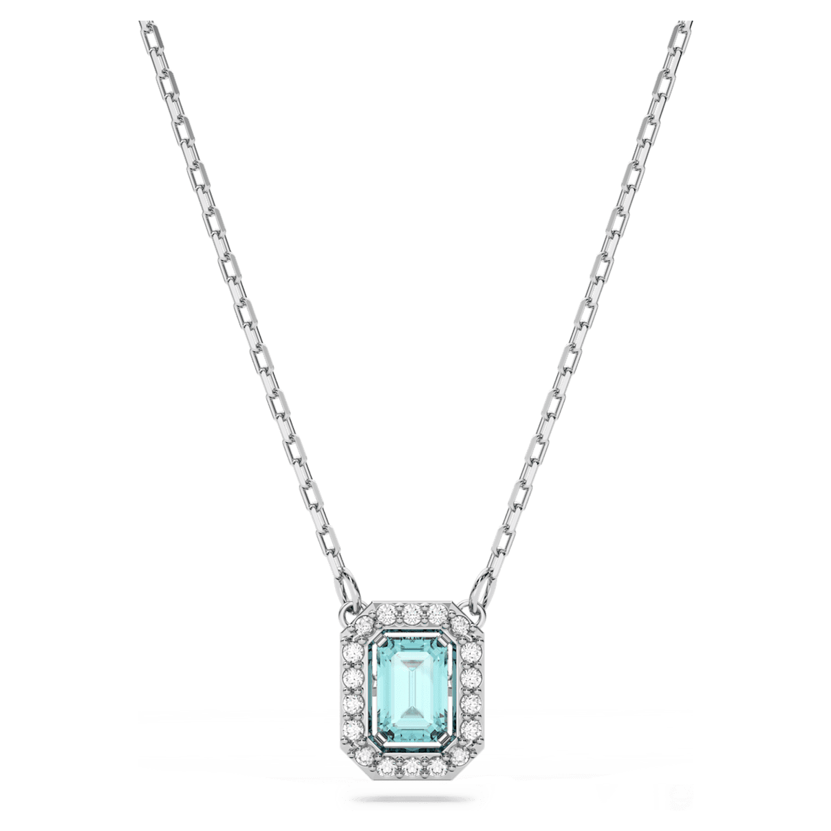 

Swarovski Millenia 项链, 八角形切割, 绿色, 镀铑