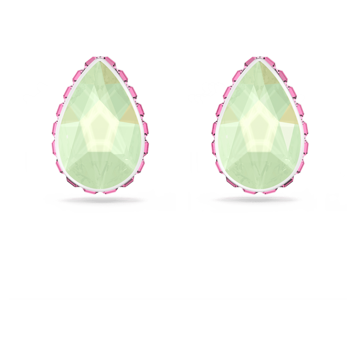

Swarovski Orbita 耳钉, 水滴切割, 流光溢彩, 镀铑