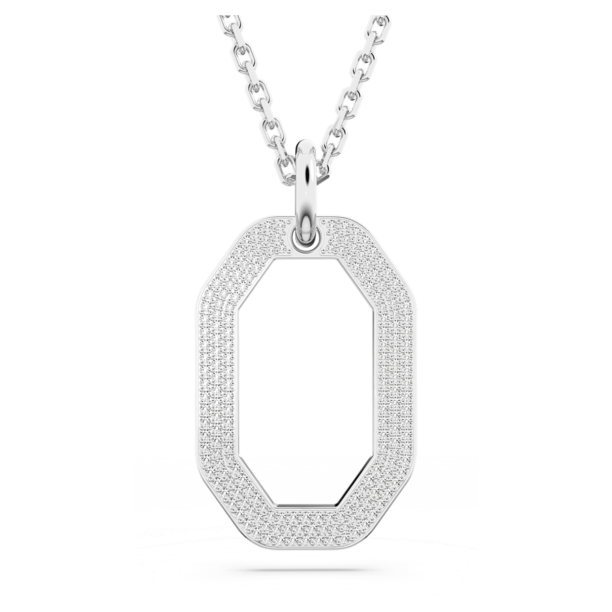 

Swarovski Dextera 链坠, 八边形, 白色, 镀铑
