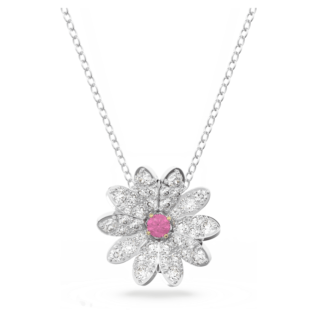 

Swarovski Eternal Flower 链坠, 花朵, 粉红色, 混合金属润饰