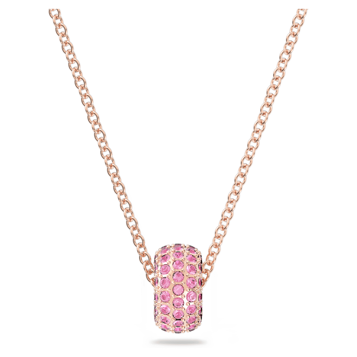 

Swarovski Stone 链坠, 粉红色, 镀玫瑰金色调