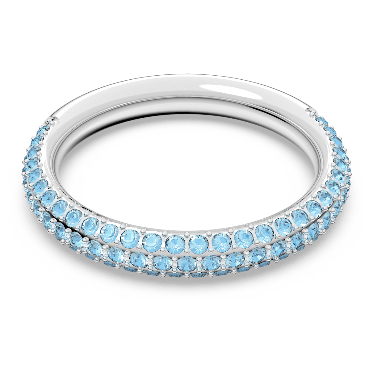 

Swarovski Stone 戒指, 蓝色, 镀铑