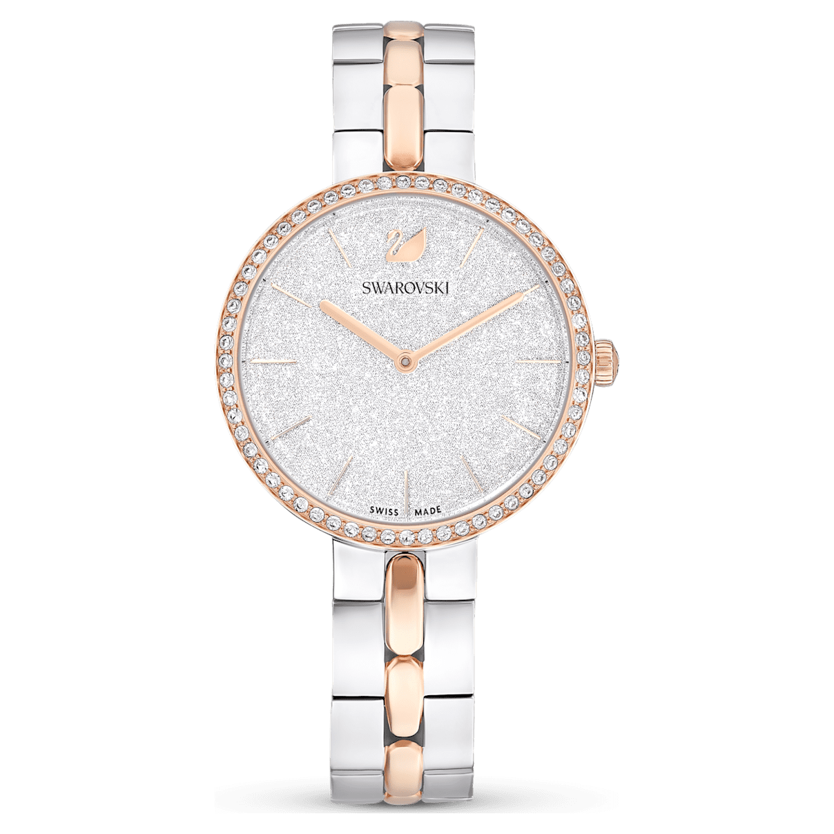 

Swarovski Cosmopolitan 腕表, 瑞士制造, 金属手链, 白色, 混合金属润饰