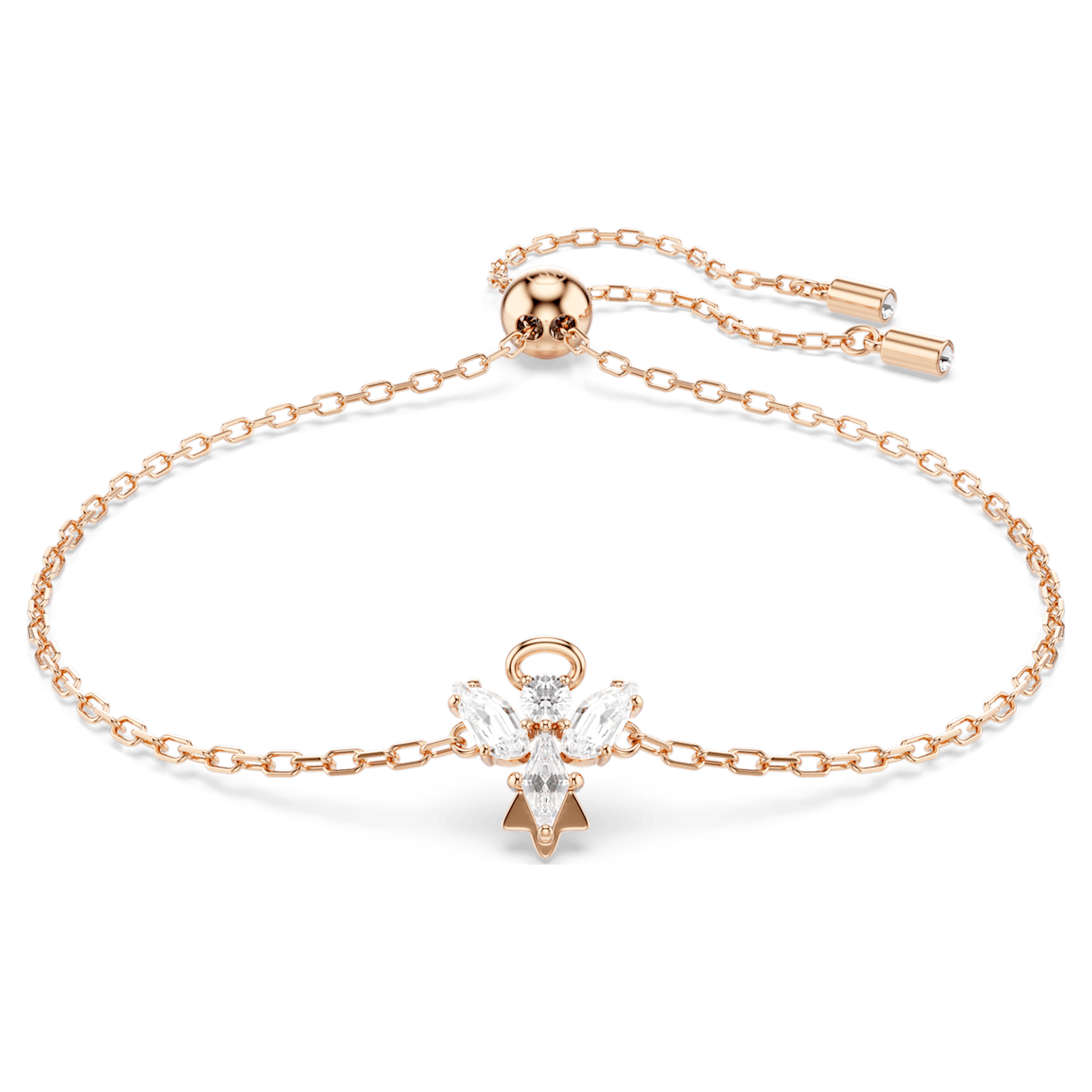 

Swarovski Magic 手链, 天使, 白色, 镀玫瑰金色调