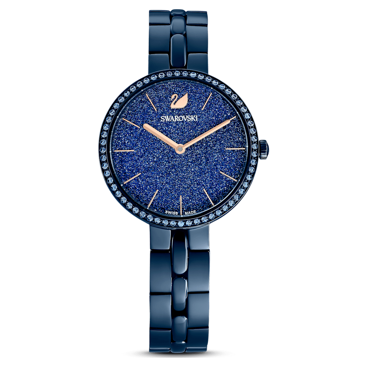 

Swarovski Cosmopolitan 腕表, 瑞士制造, 金属手链, 蓝色, 蓝色饰面