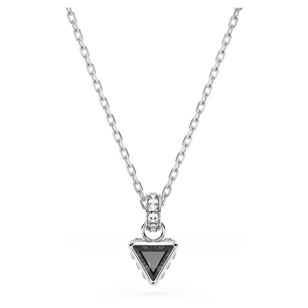 

Swarovski Stilla 链坠, 三角形切割, 灰色, 镀铑