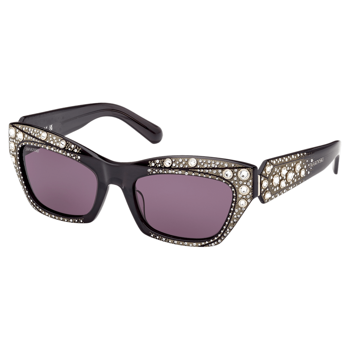 

Swarovski 太阳眼镜, 猫眼形, SK0380 01A, 黑色