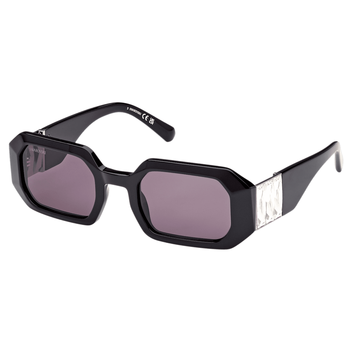 

Swarovski 太阳眼镜, 八边形, SK0387 01A, 黑色