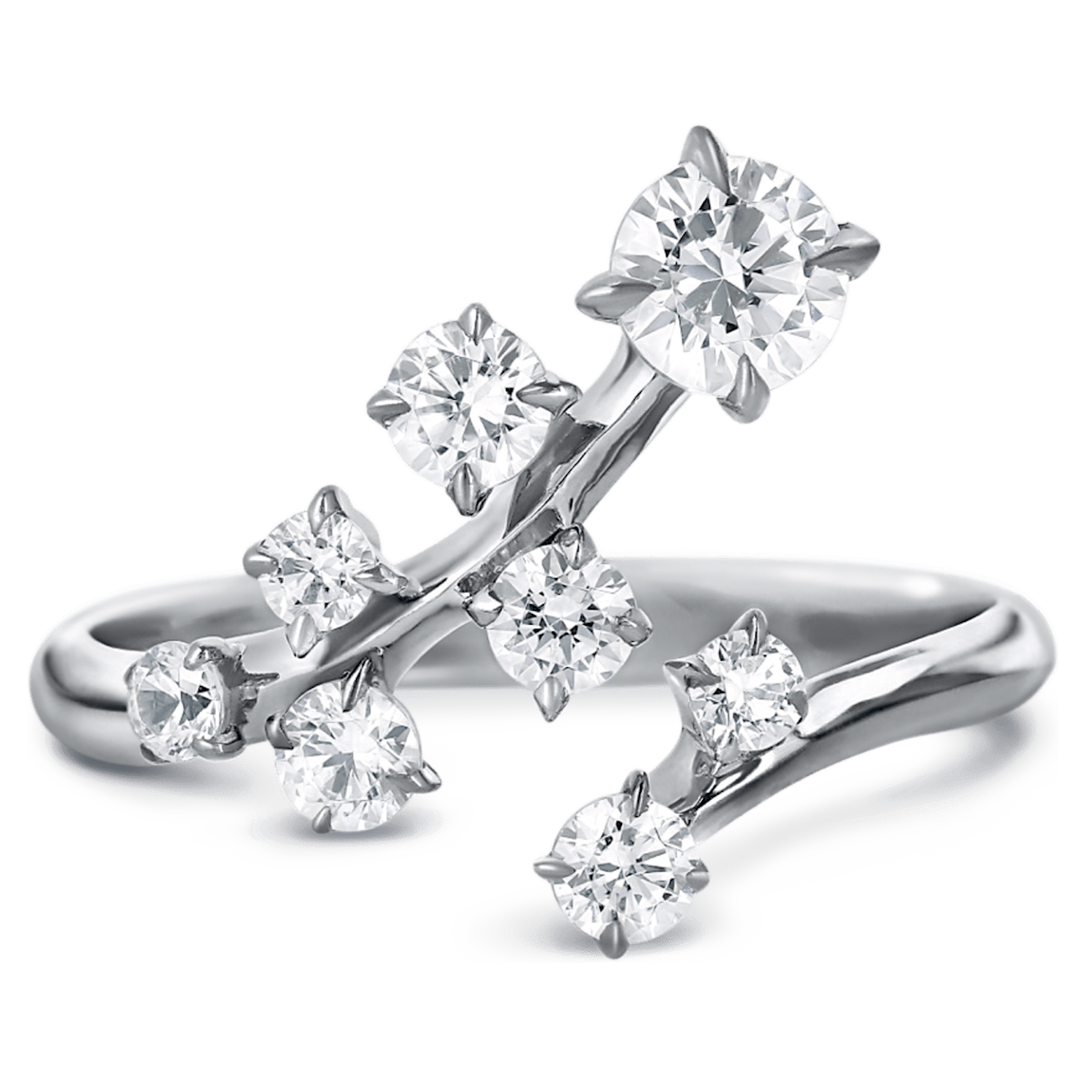 

Swarovski Intimate ring, Diamond TCW 0.98 carat, 18K white gold