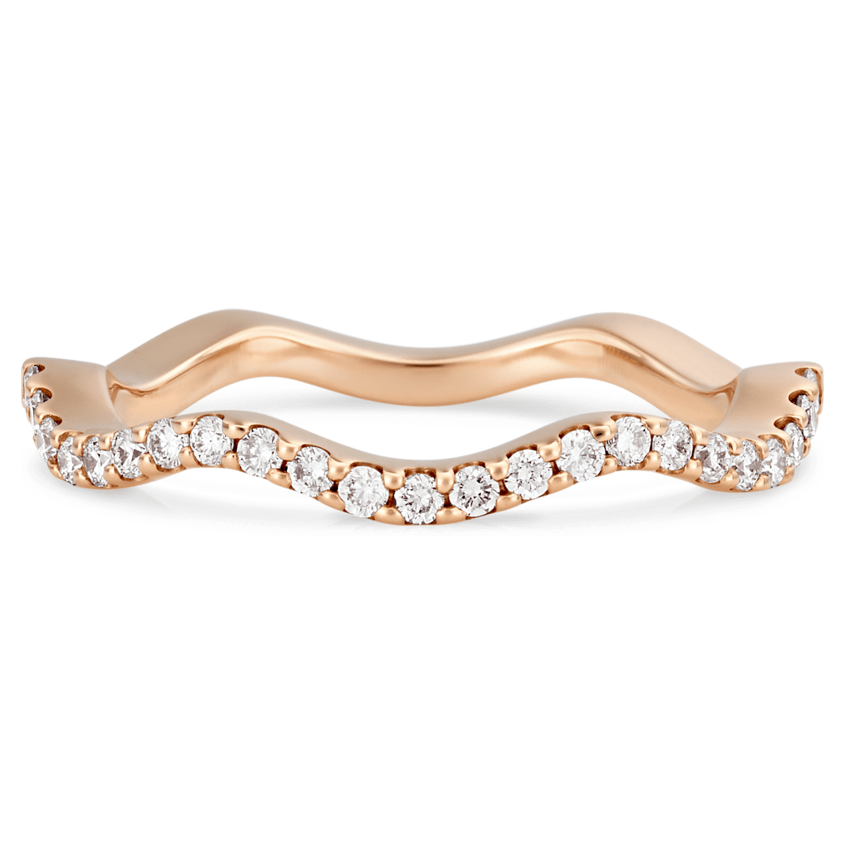 

Swarovski Eternity ring, Diamond TCW 0.20 carat, 18K rose gold