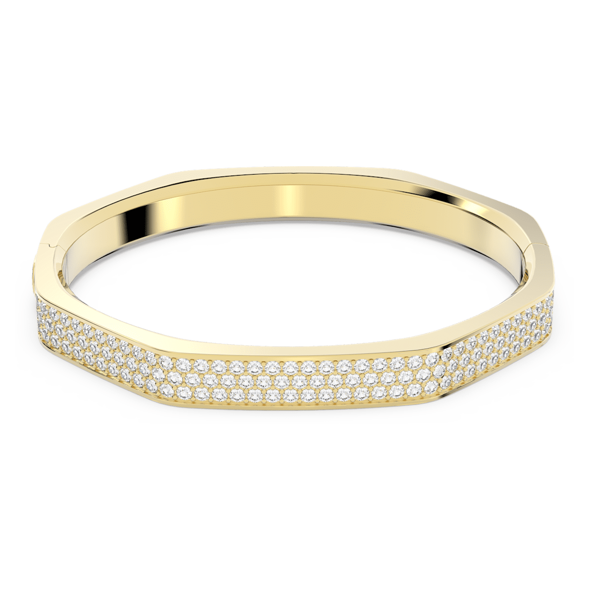 

Swarovski Dextera 手镯, 八边形, 白色, 镀金色调