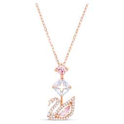 【SWAROVSKI】Symbolic ペンダント 5489534 Symbolica ペンダント, 月と星, マルチカラー, ローズゴールド