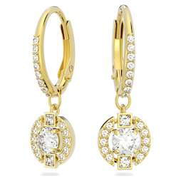 スワロフスキー ピアス Latisha お花 Swarovski Latisha ドロップピアス, フラワー, ホワイト, ローズゴールド