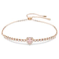R　スワロフスキー　Swarovski Originally Yペンダント Originally Y pendant, Crystal pearl, White, Rose gold-tone