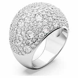 Nirvana リング, ブルー, ゴールドトーン仕上げ | Swarovski