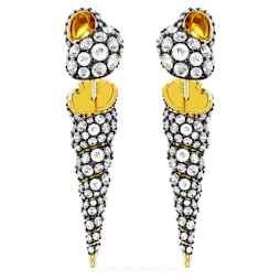 SWAROVSKI Alice in Wonderland スタッドピアス/正規品 5689488 Alice in Wonderland stud earrings, Asymmetrical design
