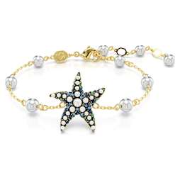 【SWAROVSKI】5679664 Hyperbola Infinity Medium Bracelet Swarovski Hyperbola bracelet Infinity, White, Rhodium plated