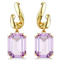 Millenia フープピアス, ミックスカット, マルチカラー, 18Kゴールド