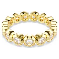 指輪・リング SWAROVSKI Matrix Vittore Gold Tone Ring52 5656296 Matrix Vittore ring, Round cut, White, Gold-tone finish