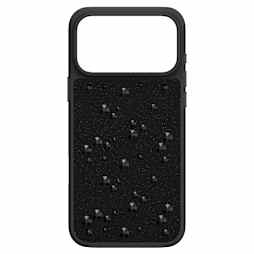 High スマートフォンケース, iPhone® 16, ブラック | Swarovski