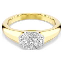 Dextera リング, ホワイト, ゴールドトーン・プレーティング | Swarovski