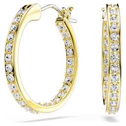 Hyperbola スタッドピアス, インフィニティ, ホワイト, ローズゴールド