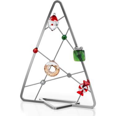 Holiday Cheers带有磁石的圣诞树, 一套七件 - Swarovski, 5596393