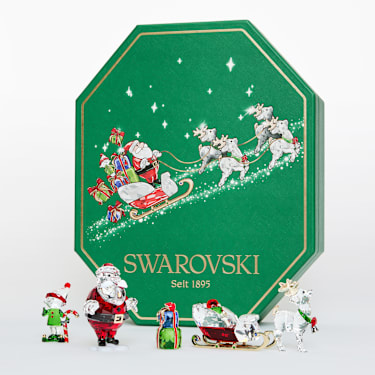 Holiday Cheersサンタのストーリーセット | Swarovski