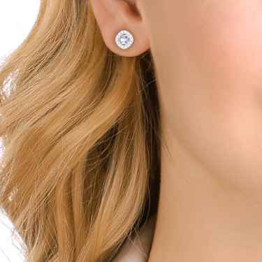 Swarovski Angelic Square Pierced Earrings