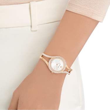 Eternal Uhr, Schweizer Produktion, Kristallarmband, Roséfarben, Roségoldfarbenes Finish - Swarovski, 5377576