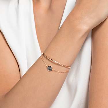 Sublima karperec, Szürke, Rózsaarany-tónusú bevonattal - Swarovski, 5389046