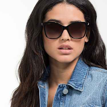 Swarovski black sales sunglasses