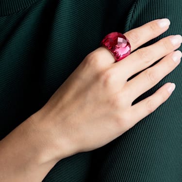 Nirvana Ring, Rot, Roségoldfarbenes Finish - Swarovski, 5508718
