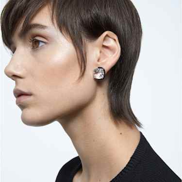 Harmonia Ohrstecker, Kissenschliff, Weiß, Metallmix - Swarovski, 5600943