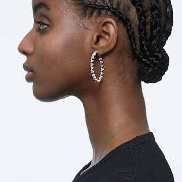 Swarovski earrings triangle top