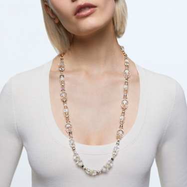 Conjunto Somnia, Blanco, Baño tono oro - Swarovski, 5610981