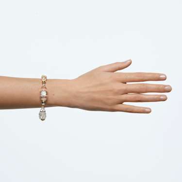 Parure Somnia, Blanc, Placage de ton or - Swarovski, 5610981