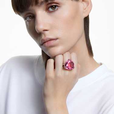Anillo de c ctel Millenia Talla trilliante Rosa Ba o de rodio