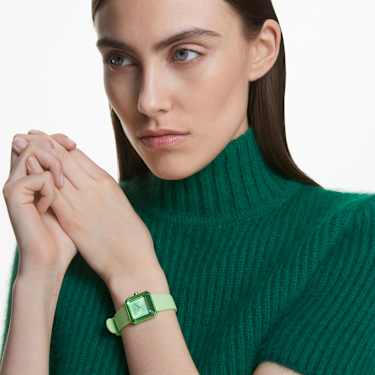 นาฬิกา, สายซิลิโคน, เขียว - Swarovski, 5624379