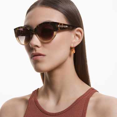 Sonnenbrille, Cat-eye-Form, SK0372 56F, Mehrfarbig - Swarovski, 5634753