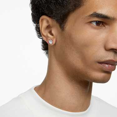 Mens white stud earrings on sale