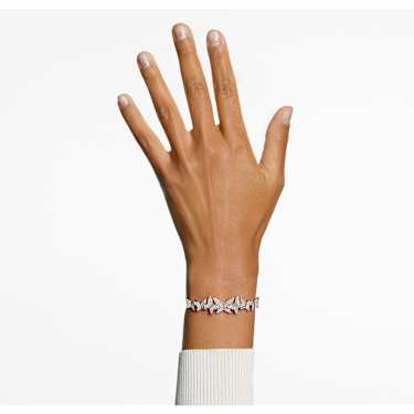 Idyllia Lilia Armband, Schmetterling, Weiß, Roségold-Legierungsschicht - Swarovski, 5636430