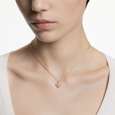 Swarovski Multi Stone Crystal Flower Pendant Necklace - Etsy