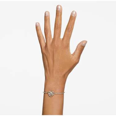 Generation バングル, ホワイト, ゴールドトーン・プレーティング - Swarovski, 5636585