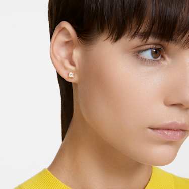 Swarovski yellow gold earrings hotsell